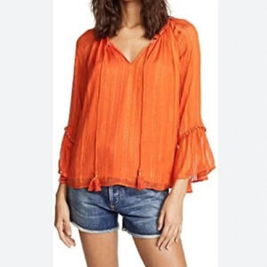 Ramy Brook Logan Lurex Top